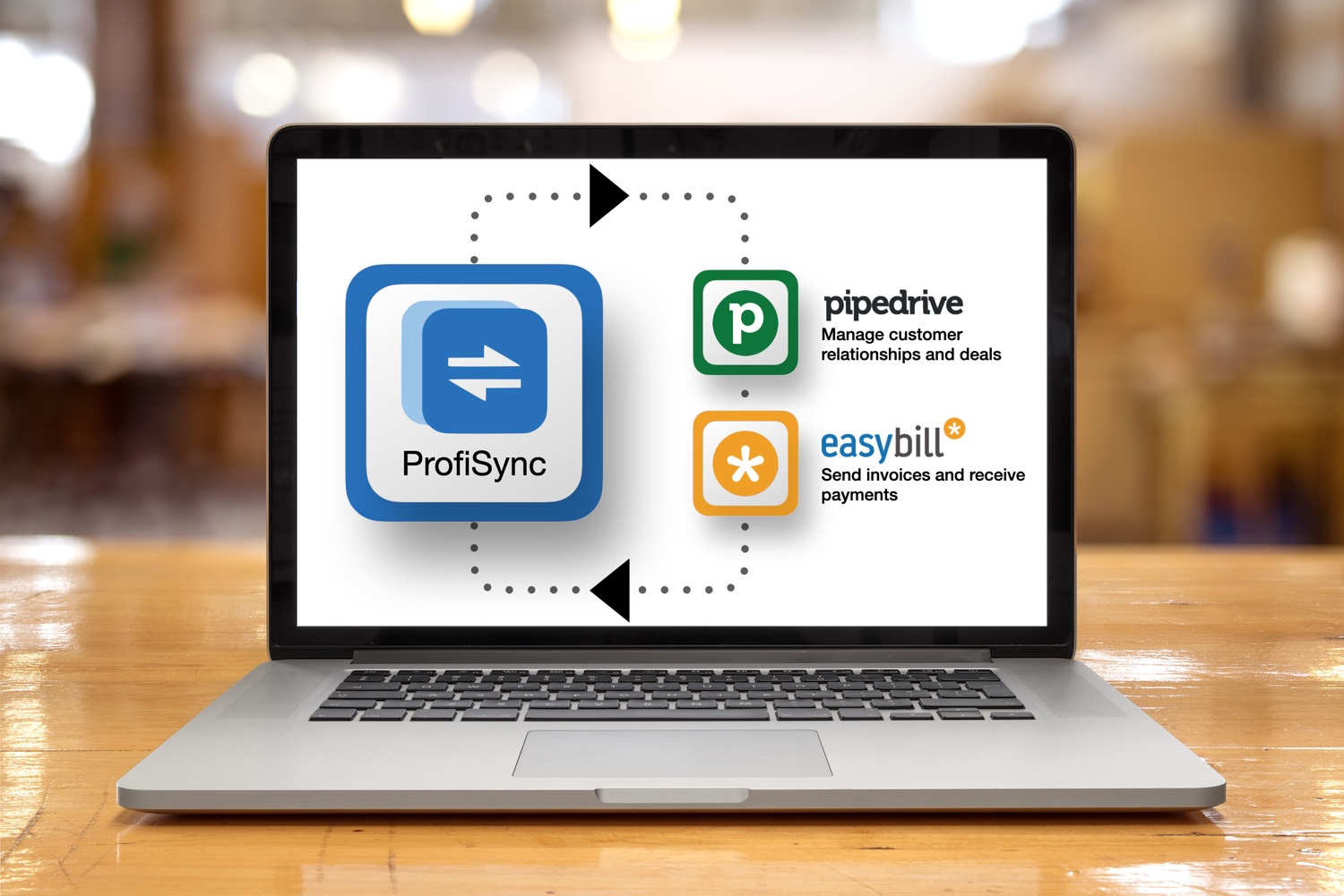 Pipedrive und easybill mit ProfiSync verbinden